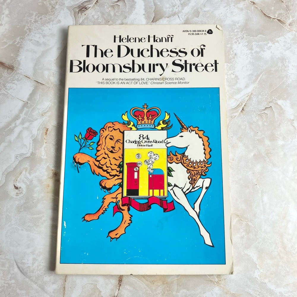 Vintage Avon Books Paperback The Duchess of Bloomsbury Street by Helene Hanff